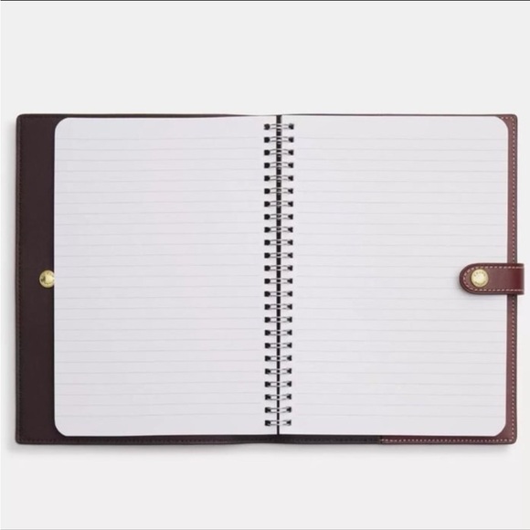 NWT ♥️ Coach LIMITED EDITION Houndstooth Notebook • Signature Canvas & Leather - Picture 2 of 7